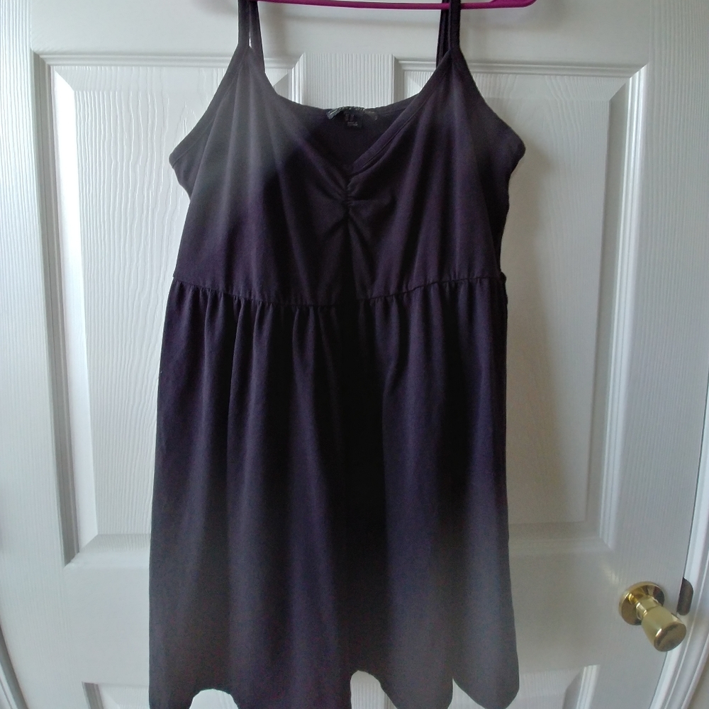 Forever 21 Mini Black Babydoll Dress